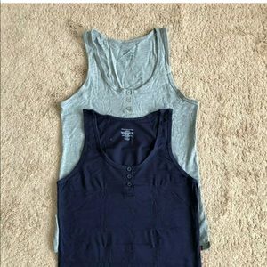 Tommy Hilfiger Women’s 2 Pack Tank Top Gray,Navy M
